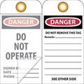 Nmc TAGS, DANGER DO NOT OPERATE,  OLPT20